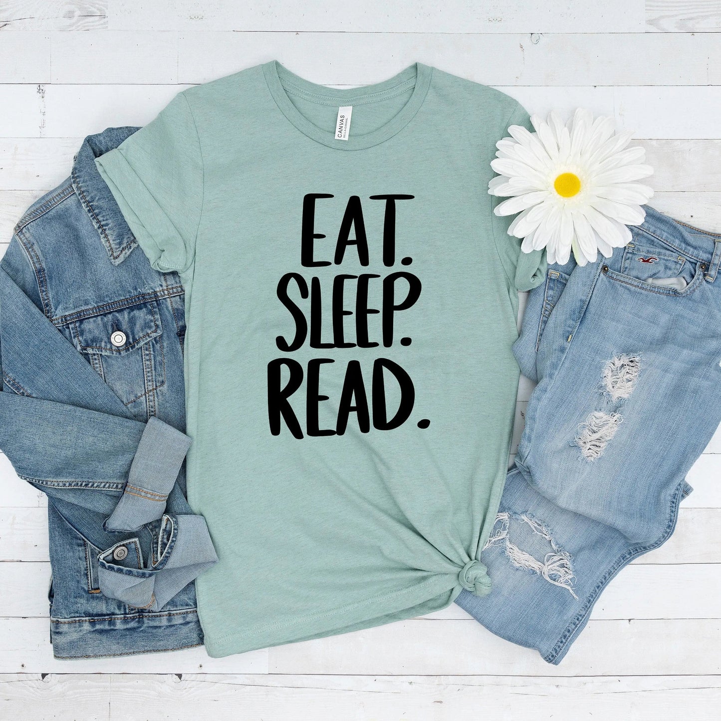 bookish shirt - Eat Sleep Read T-shirt - book lover gift librarian shirt - reading shirt - book lover shirt - book shirts women Joyful Moose