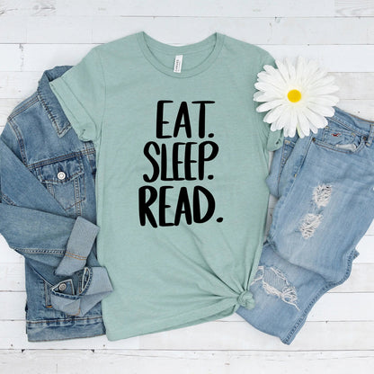 bookish shirt - Eat Sleep Read T-shirt - book lover gift librarian shirt - reading shirt - book lover shirt - book shirts women Joyful Moose