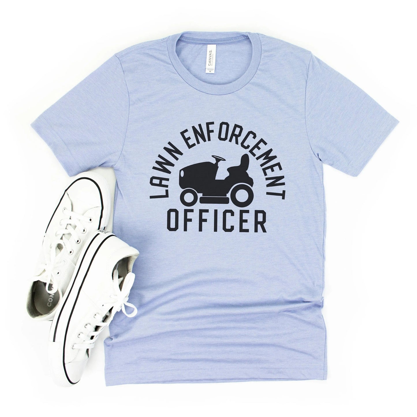 Dad Shirt Father's Day Gift - Lawn Enforcement T-shirt - funny shirts for men Joyful Moose