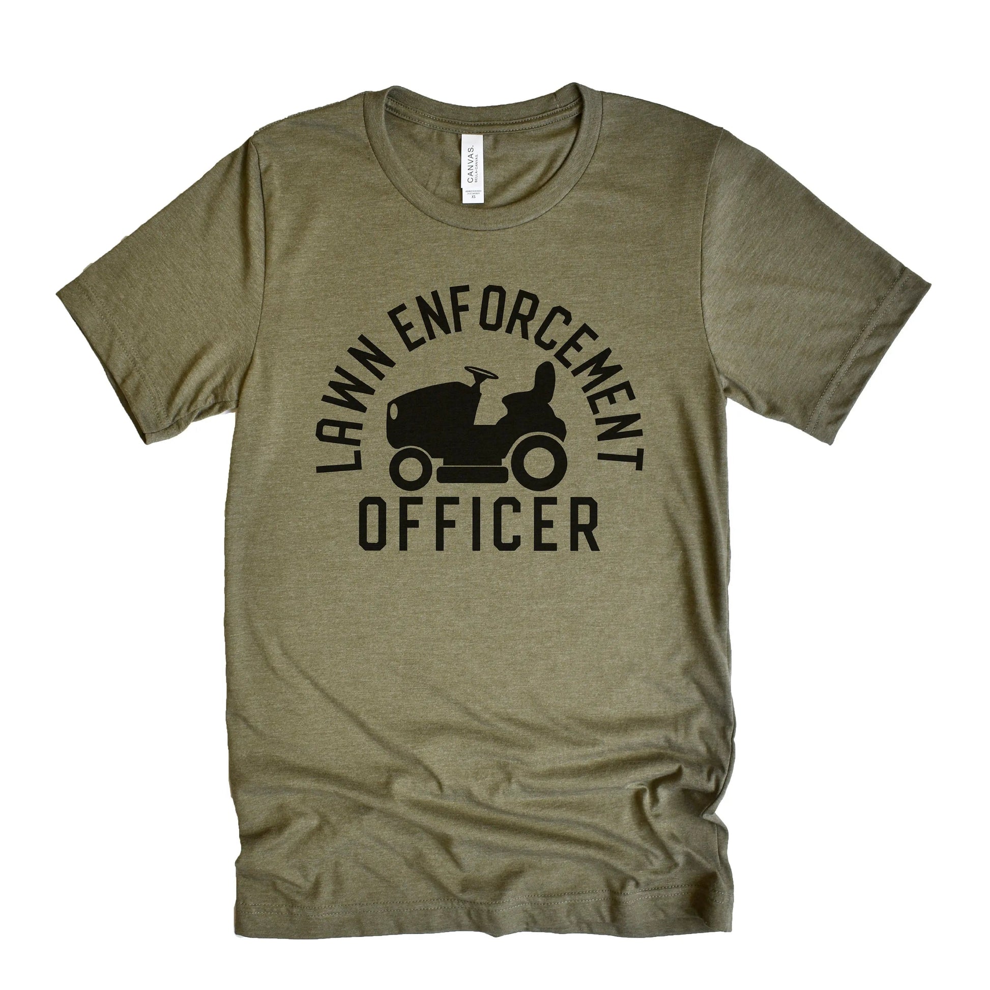 Dad Shirt Father's Day Gift - Lawn Enforcement T-shirt - funny shirts for men Joyful Moose
