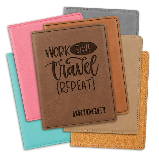 Personalized Gifts for Her - custom name birthday gift - custom gift for her - personalized travel gift - engraved passport holder Joyful Moose