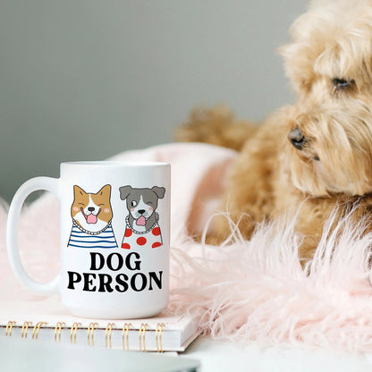 Dog Person Mug, Dog gift for her, Pet Gift Ideas, pet dog gift, dog person gift ideas, perfect gift dog mom, coffee cup with dog coffee mug Joyful Moose