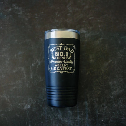 Gifts For Dad | Dad Cup | Dad Tumbler Cup Lid | Best Dad Birthday Gift | Fathers Day Gift Joyful Moose