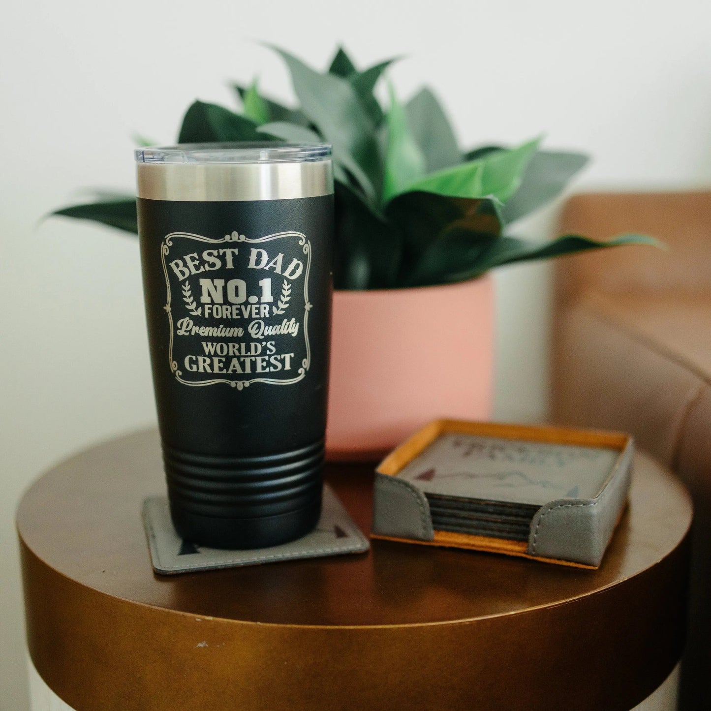 Gifts For Dad | Dad Cup | Dad Tumbler Cup Lid | Best Dad Birthday Gift | Fathers Day Gift Joyful Moose