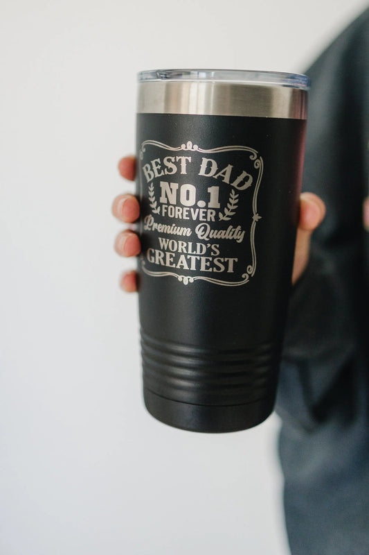 Gifts For Dad | Dad Cup | Dad Tumbler Cup Lid | Best Dad Birthday Gift | Fathers Day Gift Joyful Moose