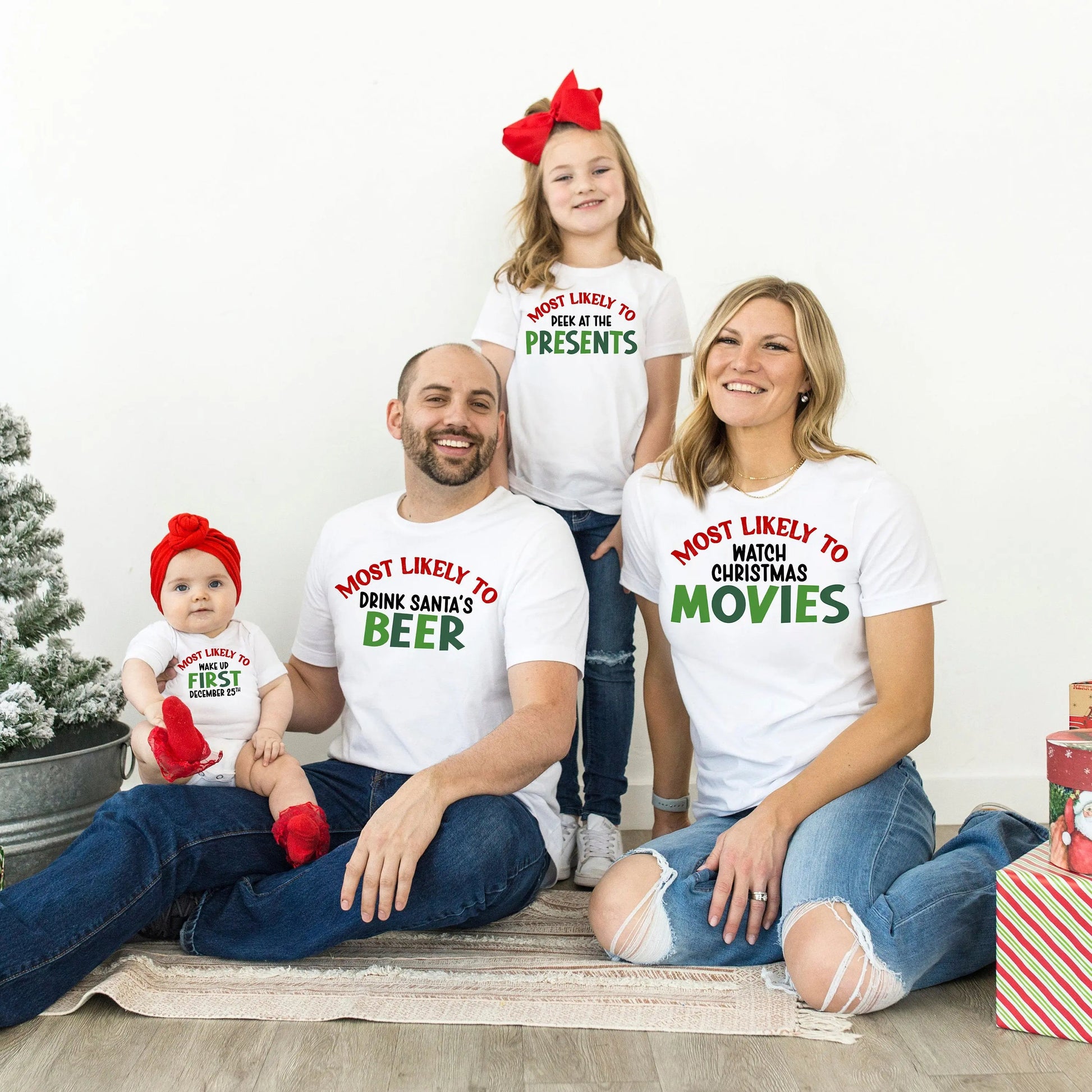 Most Likely To Shirt, Funny matching Christmas shirts, Christmas Family Matching Shirts, Christmas Matching Family Tees, Christmas shirt Joyful Moose