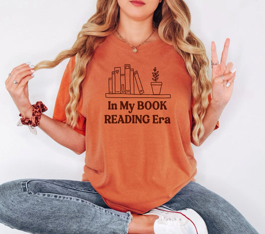 reading shirt, In My Book Reading Era Comfort Colors Shirt, reading tshirt, book lover shirt, comfort colors tshirt, bookish gift for her Joyful Moose