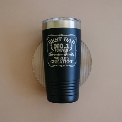 Gifts For Dad | Dad Cup | Dad Tumbler Cup Lid | Best Dad Birthday Gift | Fathers Day Gift Joyful Moose