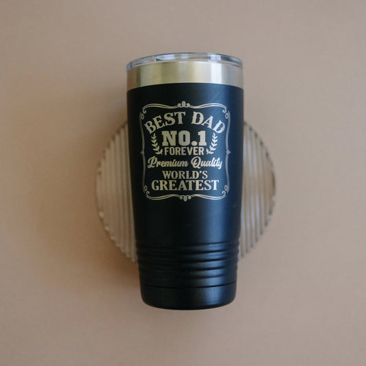 Gifts For Dad | Dad Cup | Dad Tumbler Cup Lid | Best Dad Birthday Gift | Fathers Day Gift Joyful Moose