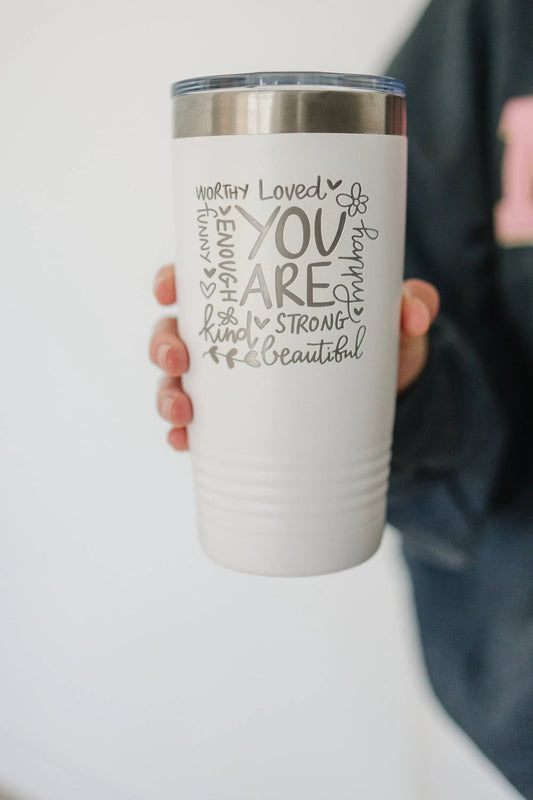 Inspirational Tumbler, encouragement gift, self care mental health gifts, Birthday Gift for Her, motivational Christmas Gift for Women Joyful Moose