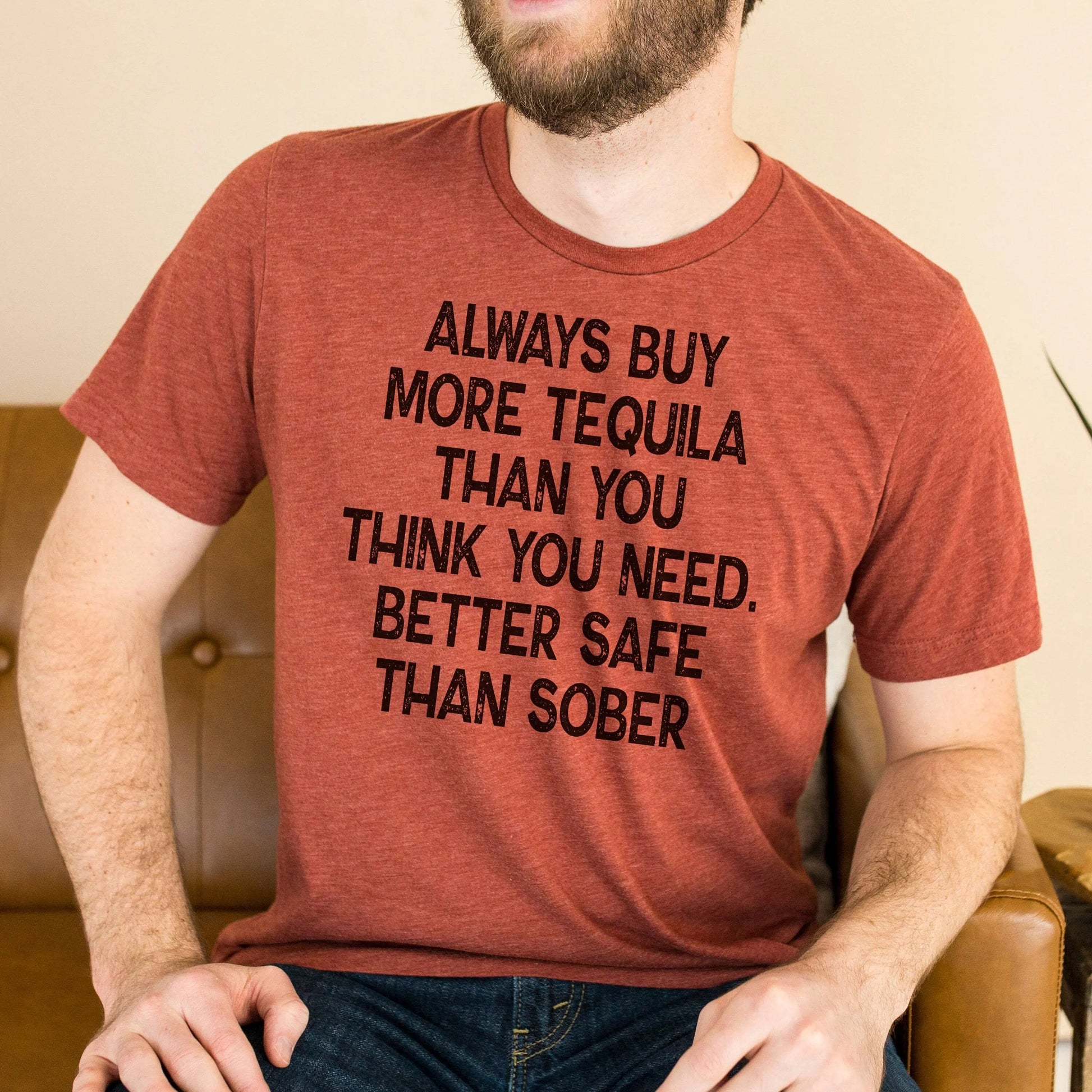 Tequila Shirt gift for him Funny graphic tees Joyful Moose