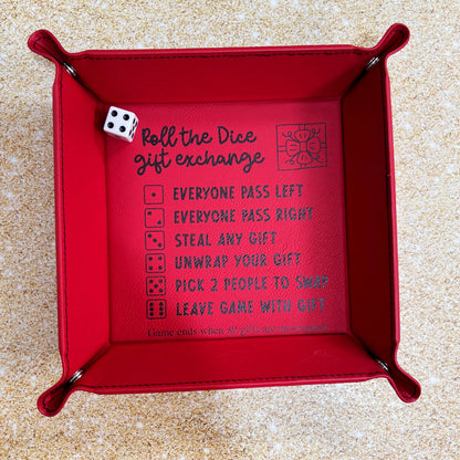 Christmas Dice Game, Roll the Dice Gift Exchange, White Elephant Christmas Games, Family pass the gift game, Office Christmas party Joyful Moose