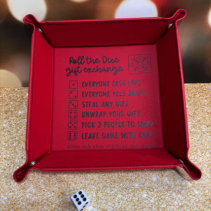 Christmas Dice Game, Roll the Dice Gift Exchange, White Elephant Christmas Games, Family pass the gift game, Office Christmas party Joyful Moose