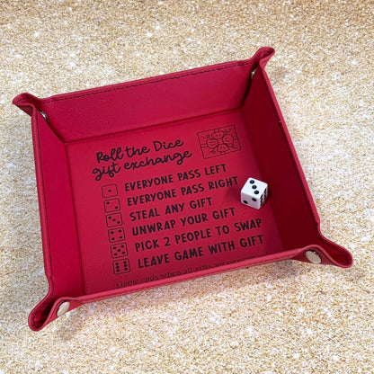 Christmas Dice Game, Roll the Dice Gift Exchange, White Elephant Christmas Games, Family pass the gift game, Office Christmas party Joyful Moose