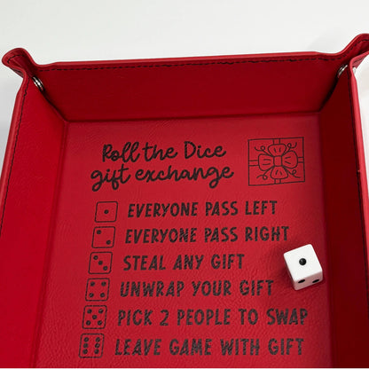Christmas Dice Game, Roll the Dice Gift Exchange, White Elephant Christmas Games, Family pass the gift game, Office Christmas party Joyful Moose