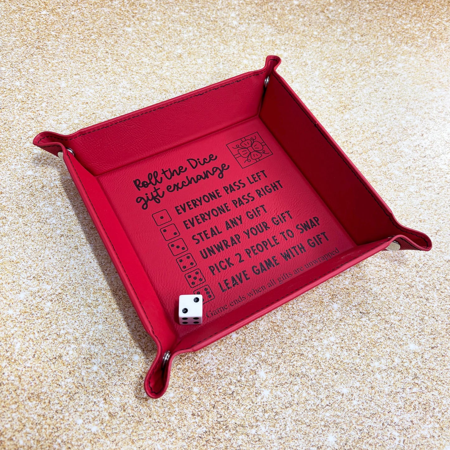 Christmas Dice Game, Roll the Dice Gift Exchange, White Elephant Christmas Games, Family pass the gift game, Office Christmas party Joyful Moose