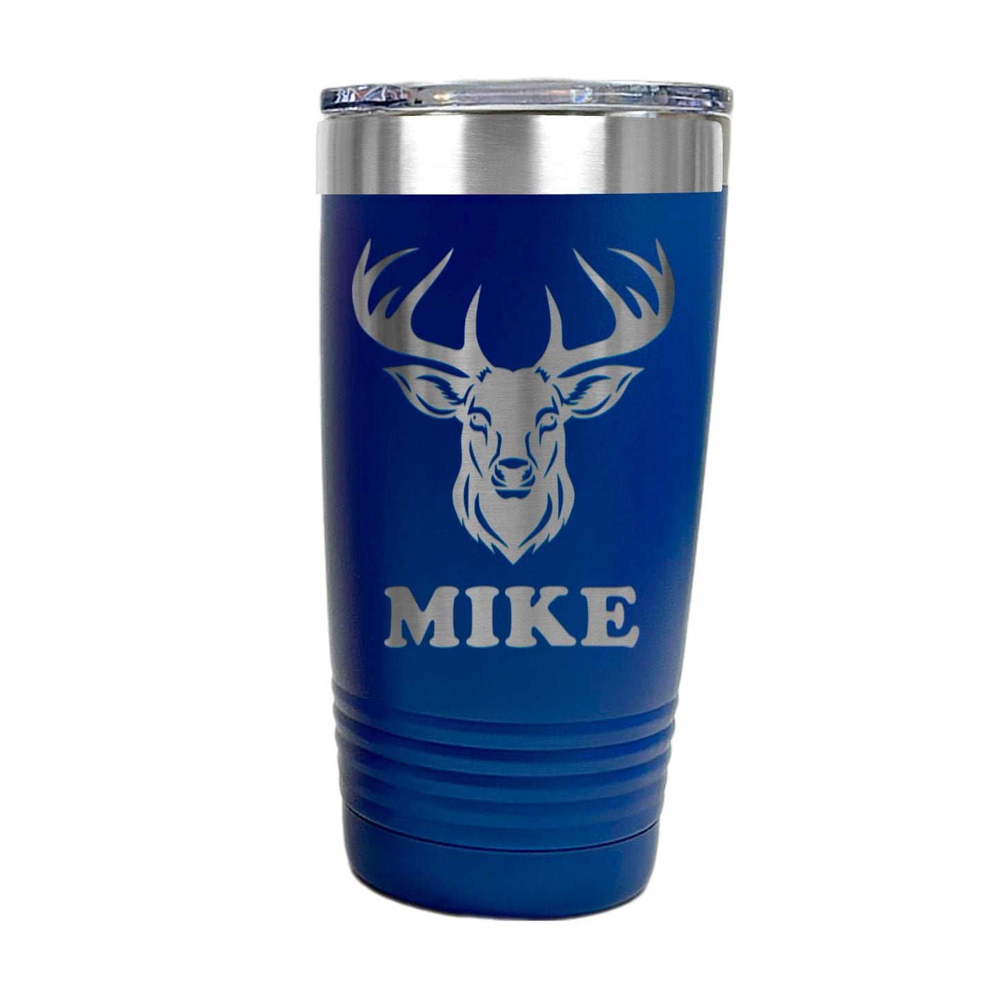 Personalized Deer Hunting Tumbler with Custom Name, Insulated Travel Mug for Outdoor Enthusiasts, Keeps Beverages Hot or Cold Joyful Moose