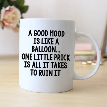 Funny Coffee Mug - Funny Gift - Funny Saying Coffee Mug Joyful Moose