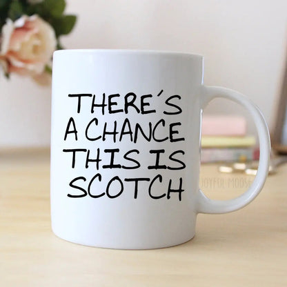 Funny Coffee Mug - Funny Scotch Gift - Funny Saying Coffee Mug Joyful Moose