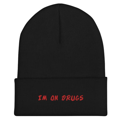 I'm On Drugs Dare Knit Beanie Goth Cloth Co.