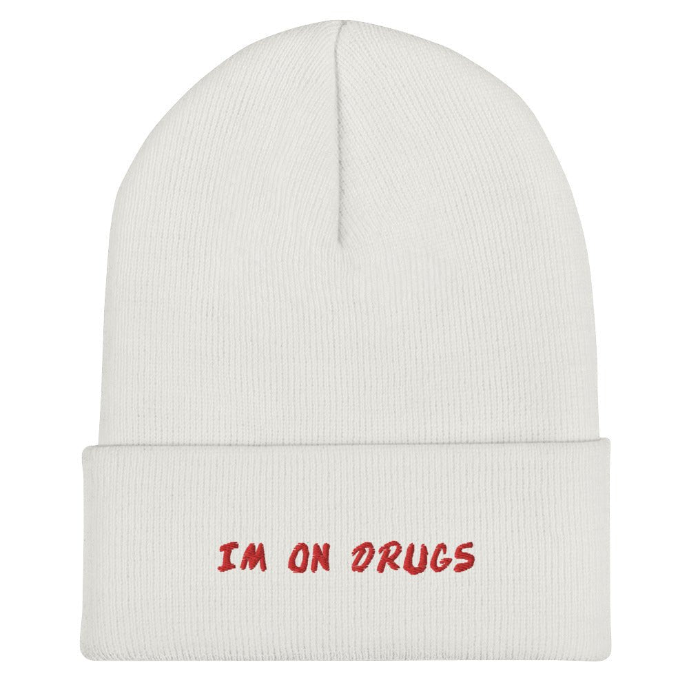 I'm On Drugs Dare Knit Beanie Goth Cloth Co.