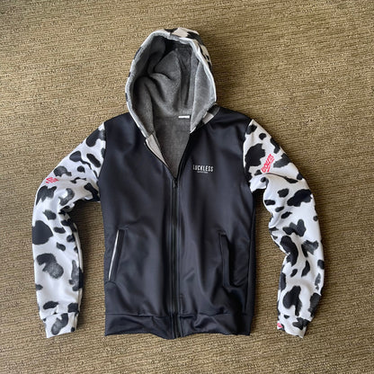 Holy Cow Heavy Zip Fleece Hoodie Luckless Outfitters