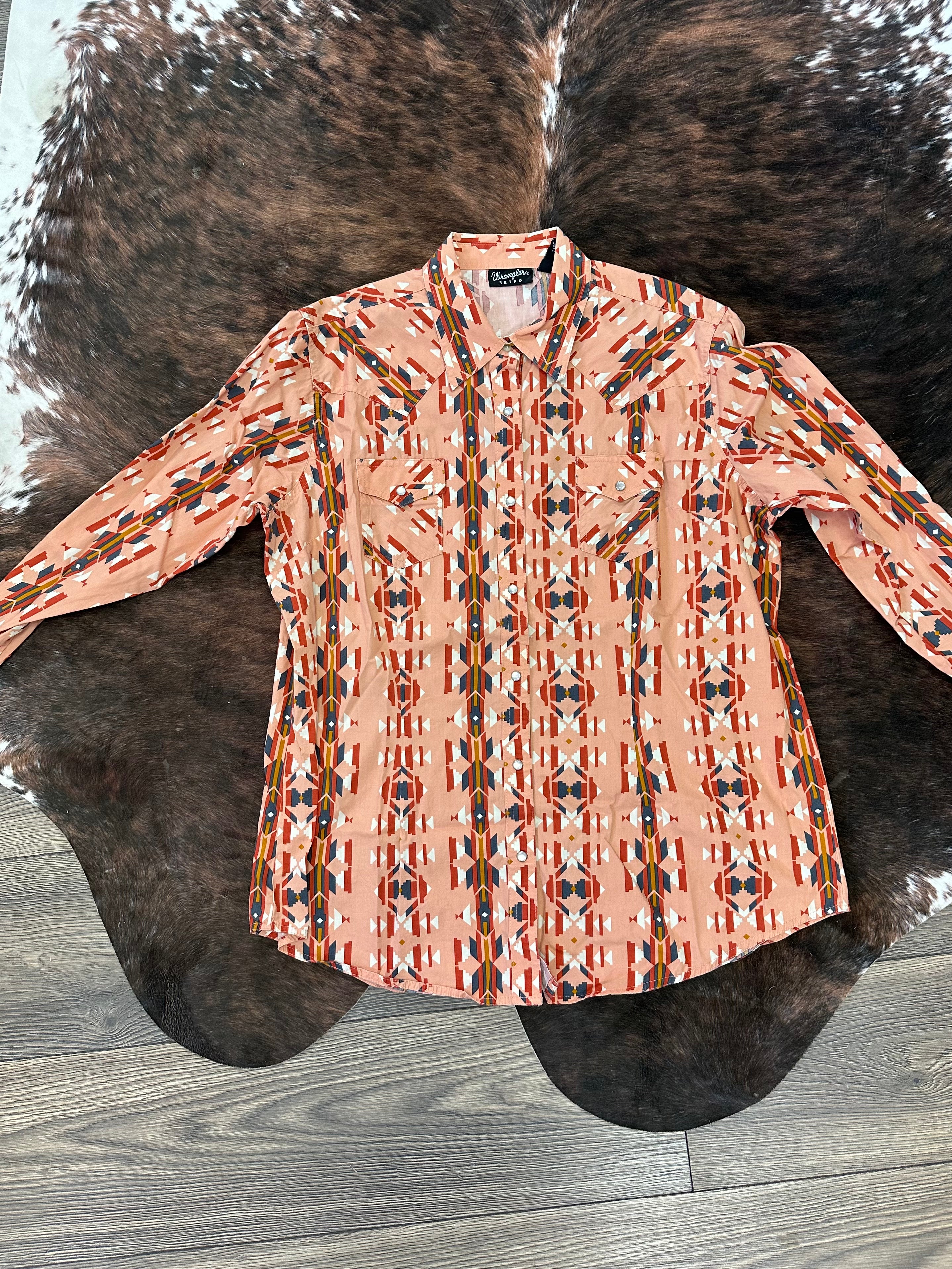 Lily's Retro Wrangler Button Down Wild Cactus Boutique