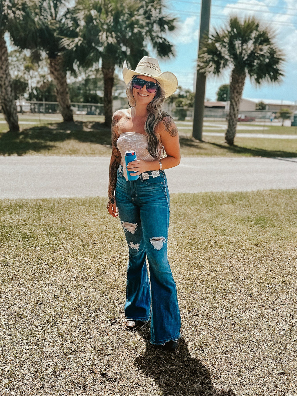 Amber Bell Bottom Jean Wild Cactus Boutique