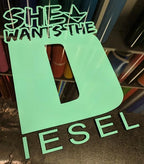 She Wants the Diesel Tiffany Blue Decal Luckless Outfitters