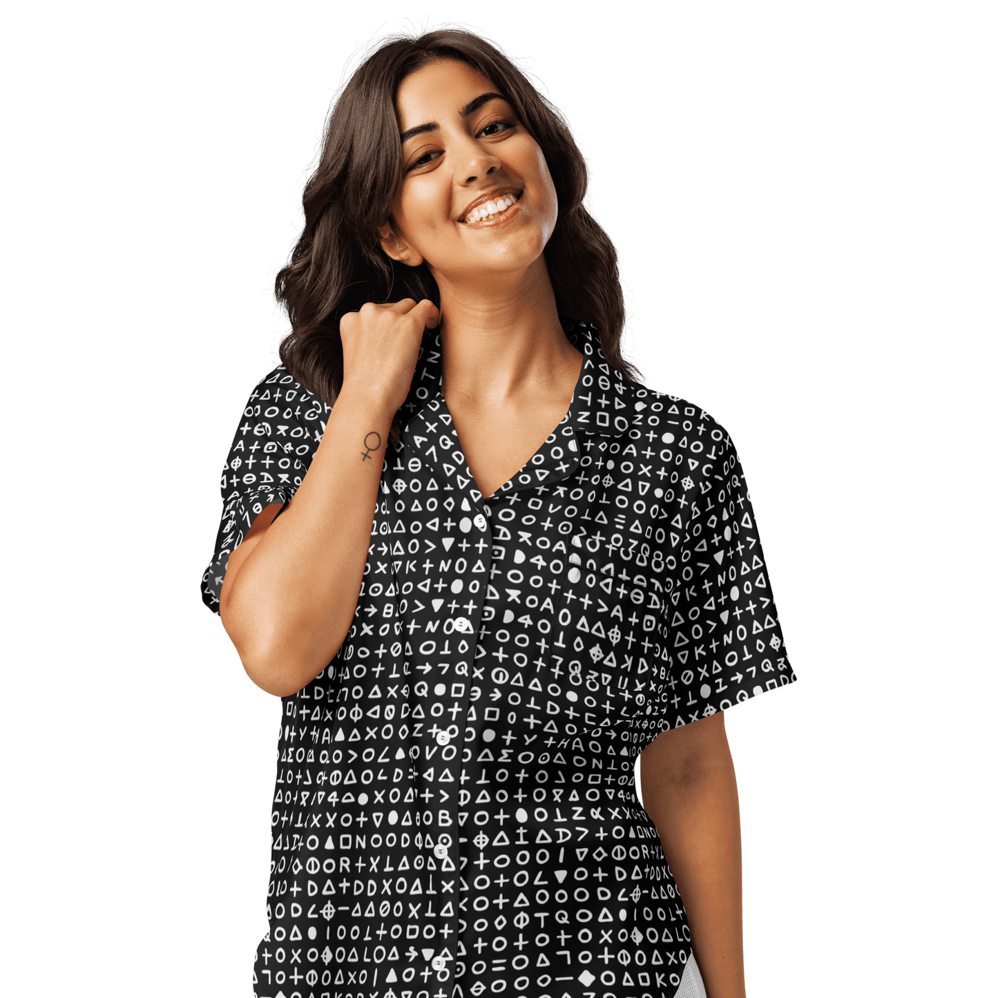 Killer's Code Zodiac Silky Pajama Top Goth Cloth Co.
