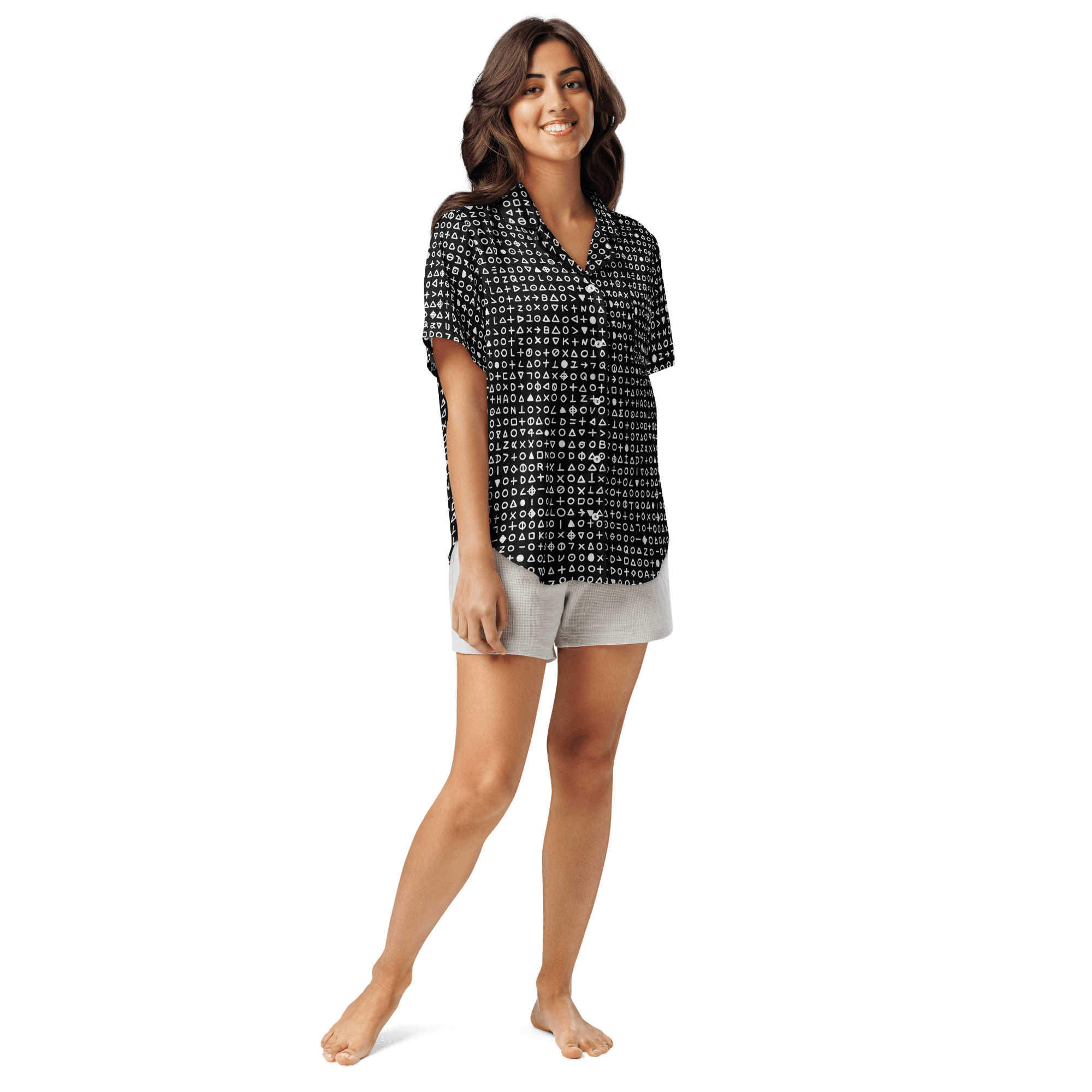 Killer's Code Zodiac Silky Pajama Top Goth Cloth Co.