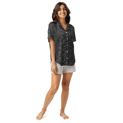 Killer's Code Zodiac Silky Pajama Top Goth Cloth Co.