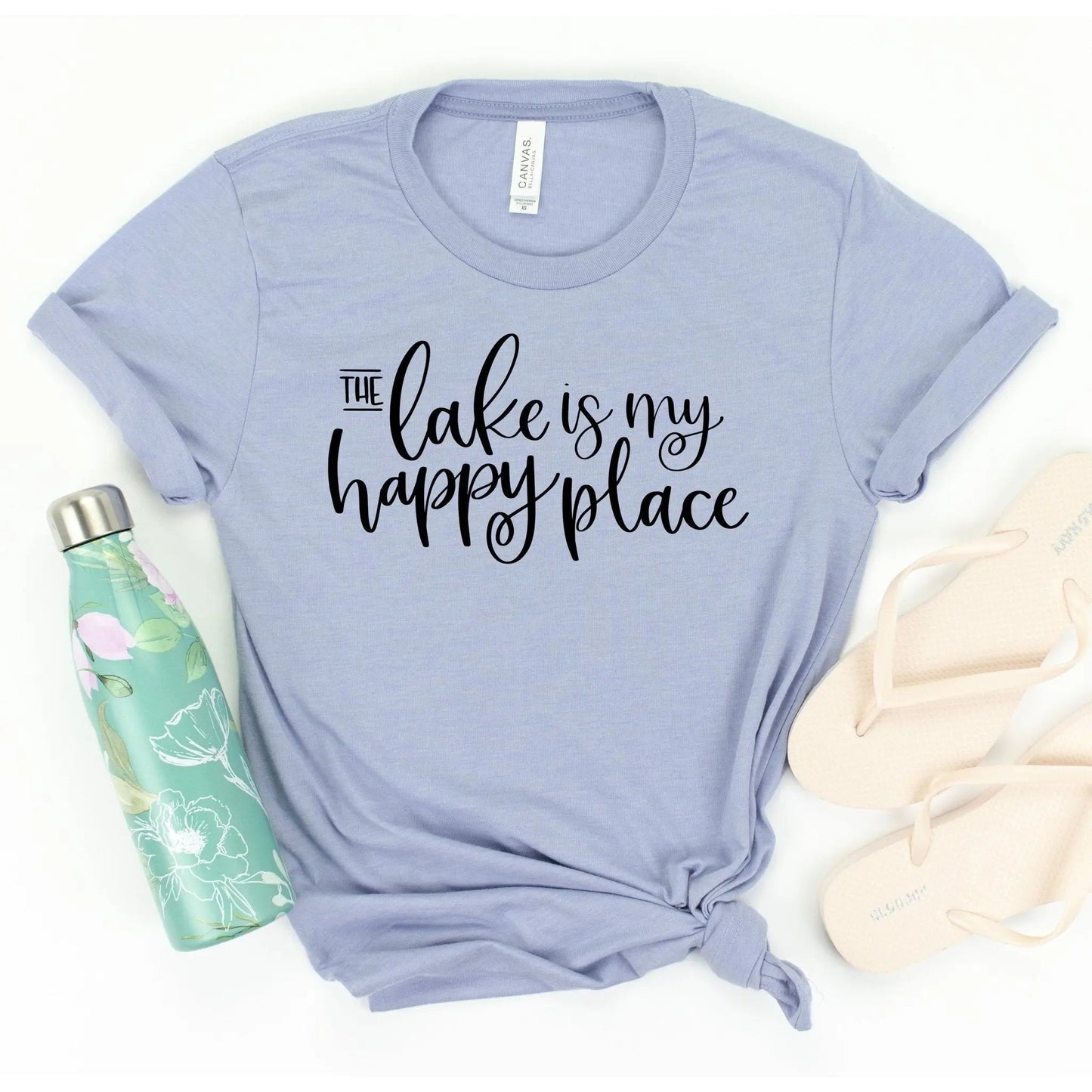 The lake is my happy place t-shirt Joyful Moose
