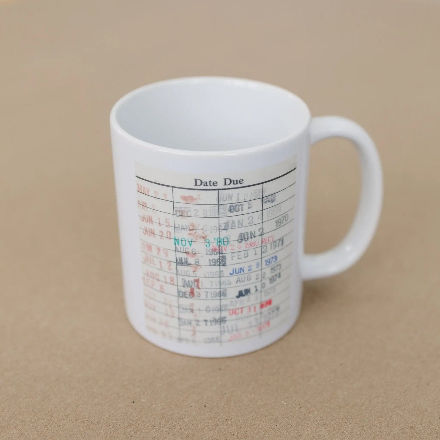 Library Card Coffee Mug - Book Club Gift - Coffee Tea Cup Gifts for Readers Joyful Moose