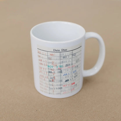 Library Card Coffee Mug - Book Club Gift - Coffee Tea Cup Gifts for Readers Joyful Moose