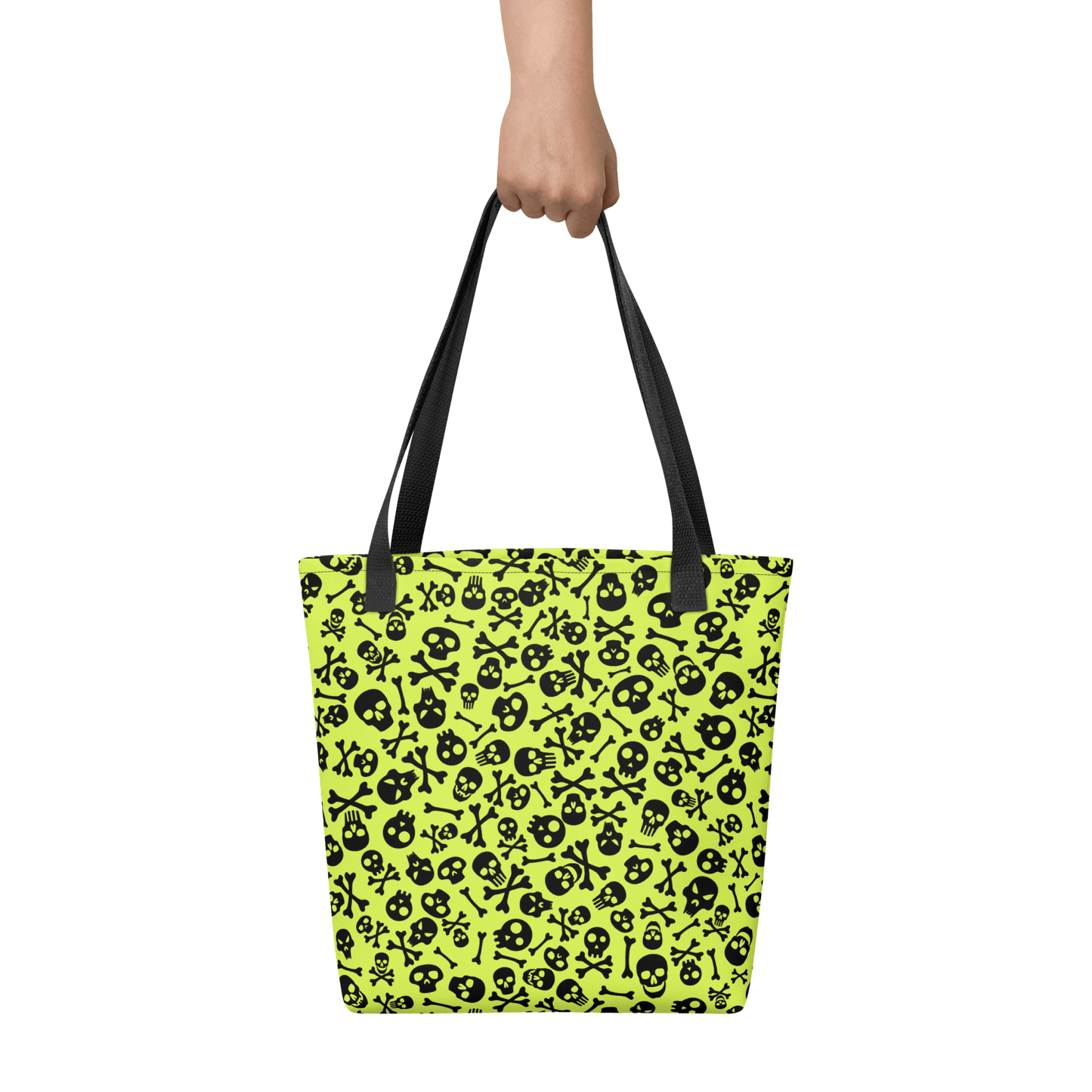 Lime Bones Tote bag Goth Cloth Co.