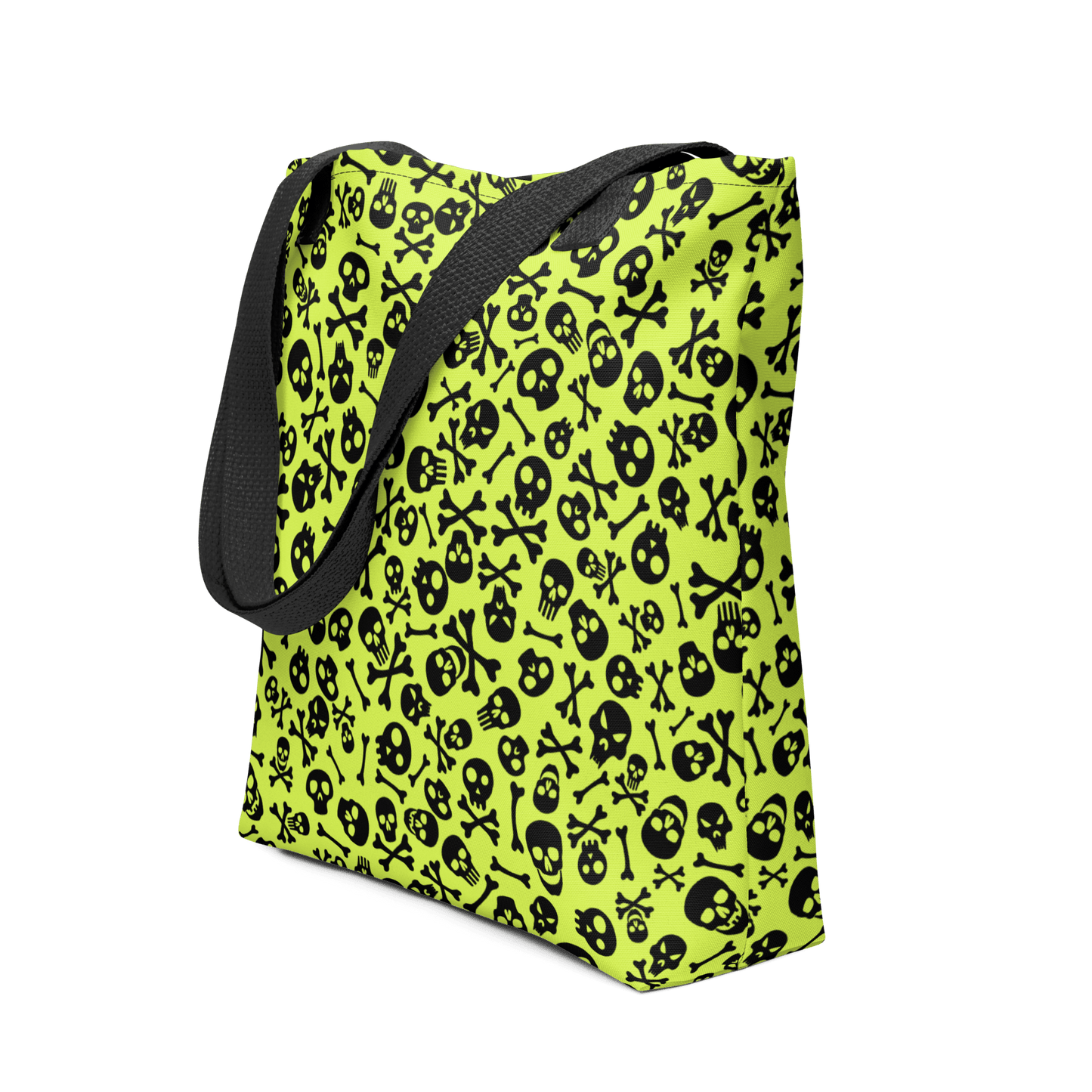 Lime Bones Tote bag Goth Cloth Co.