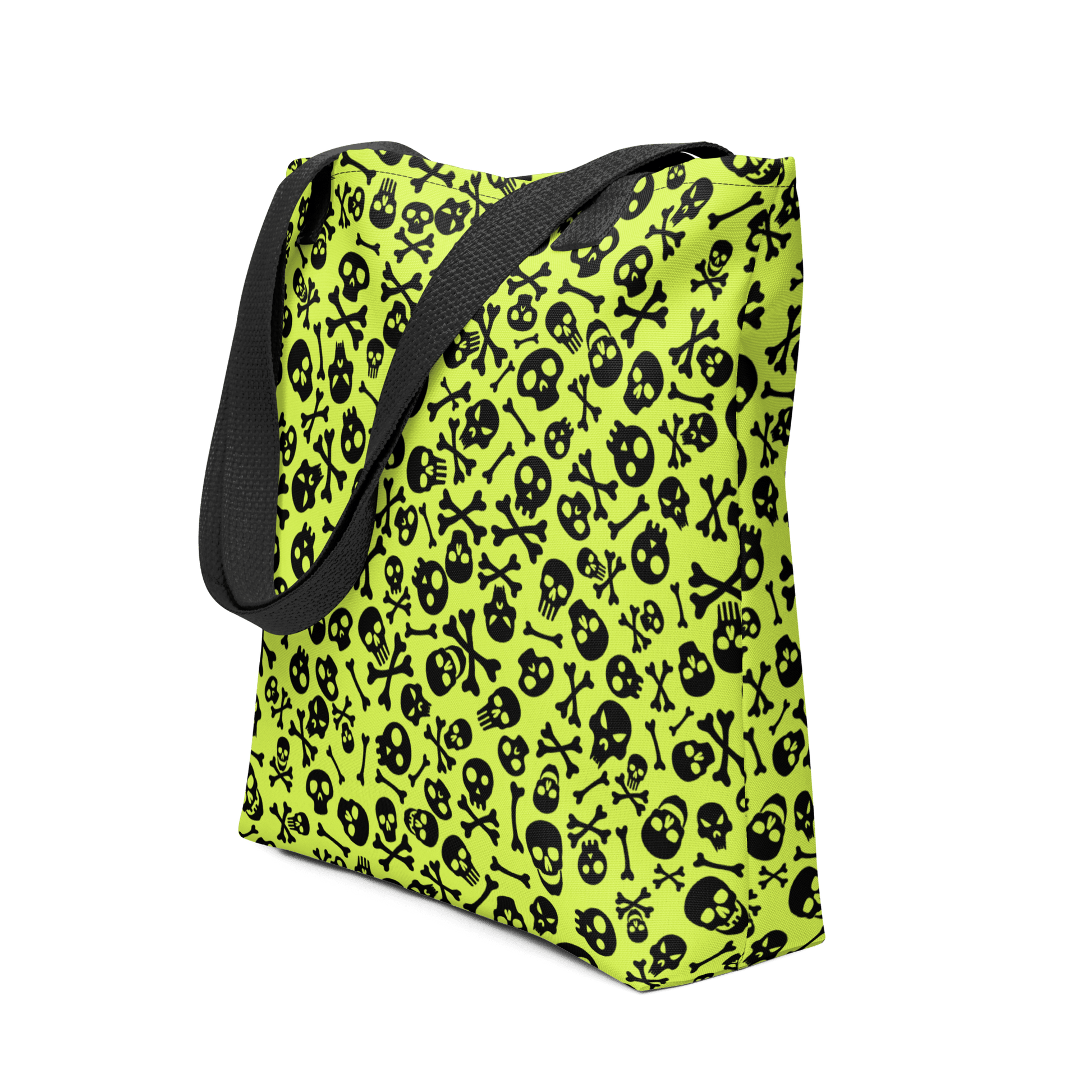 Lime Bones Tote bag Goth Cloth Co.