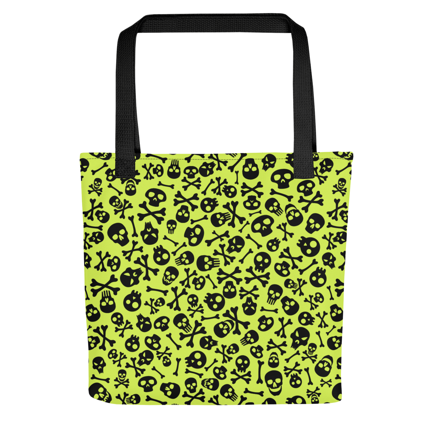Lime Bones Tote bag Goth Cloth Co.