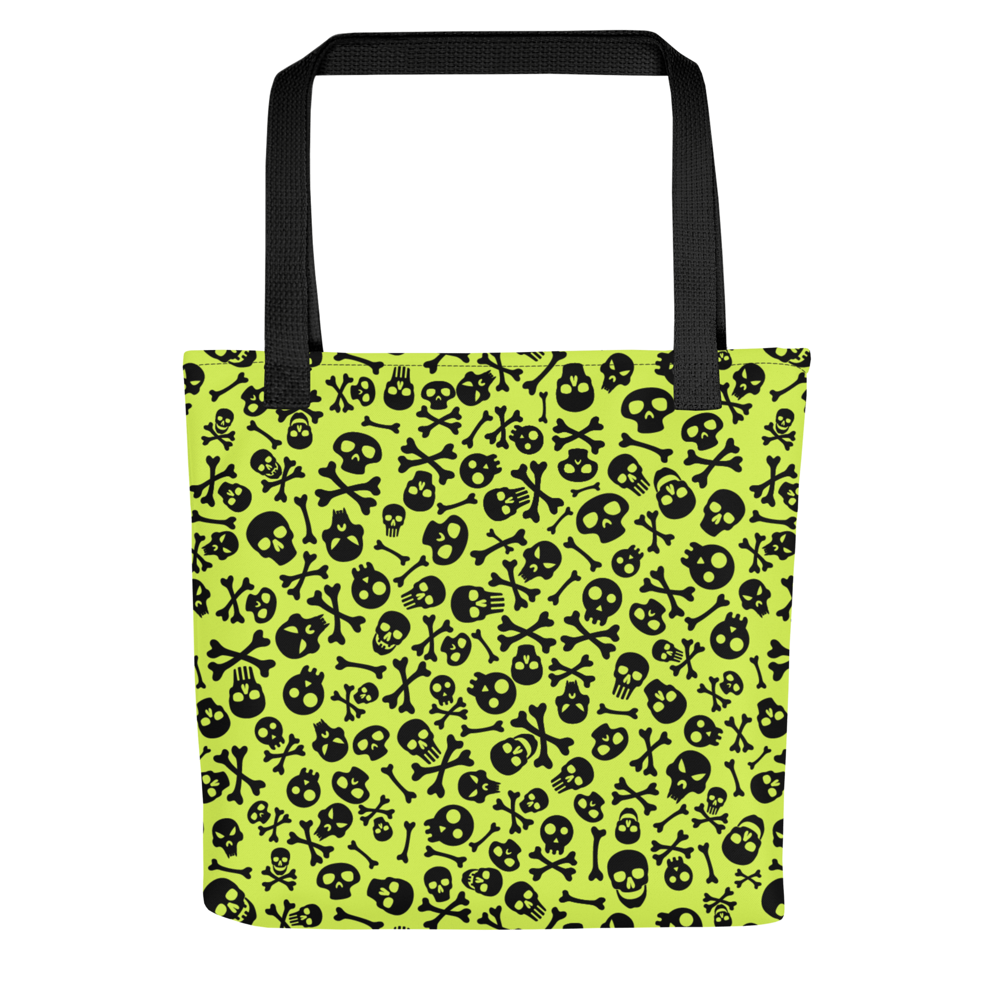Lime Bones Tote bag Goth Cloth Co.