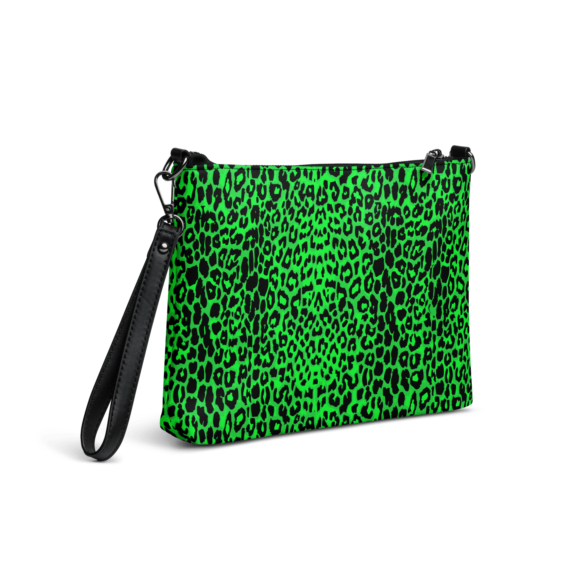 Lime Leopard Crossbody Bag Goth Cloth Co.