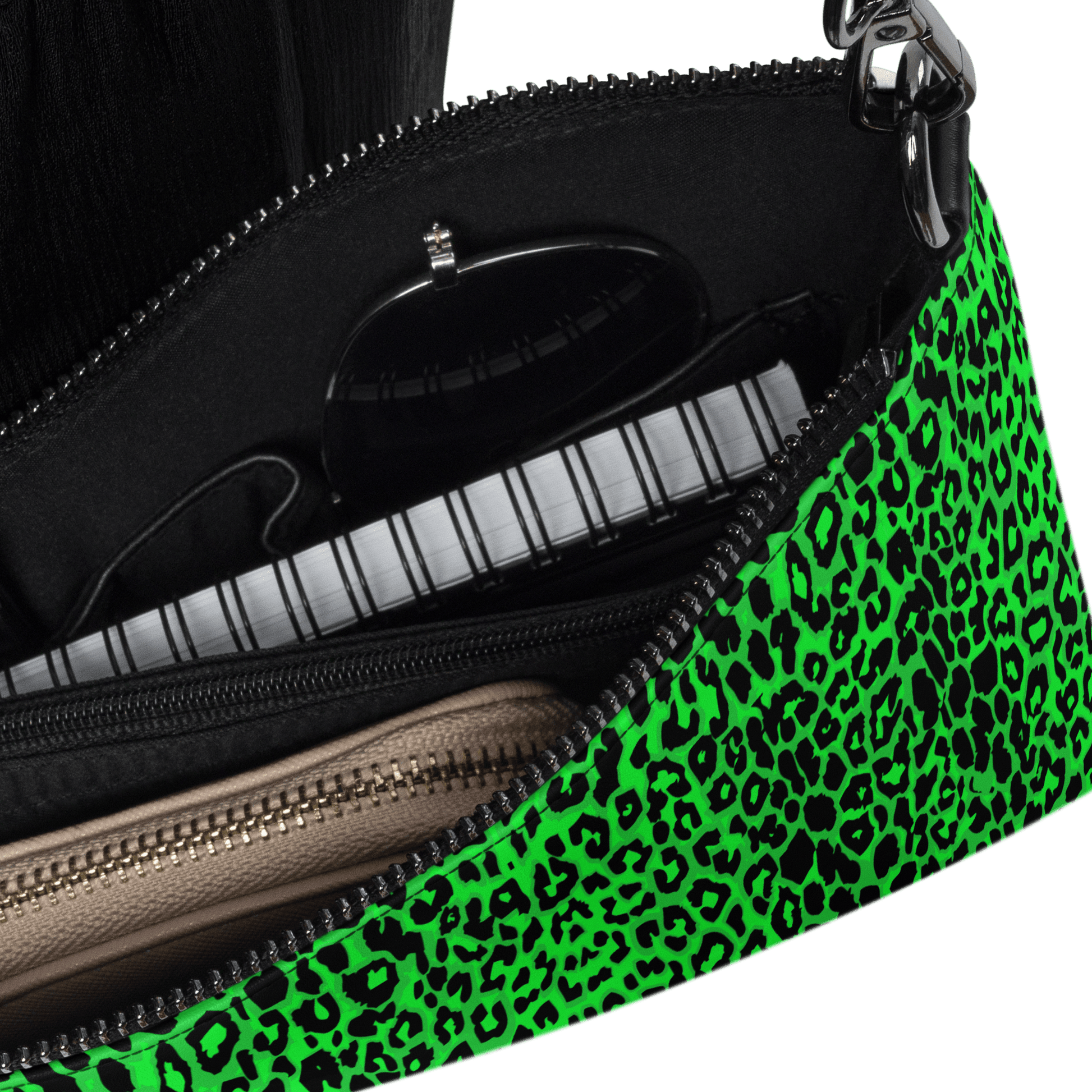 Lime Leopard Crossbody Bag Goth Cloth Co.