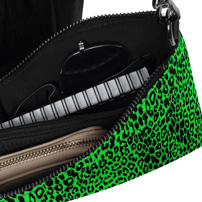 Lime Leopard Crossbody Bag Goth Cloth Co.