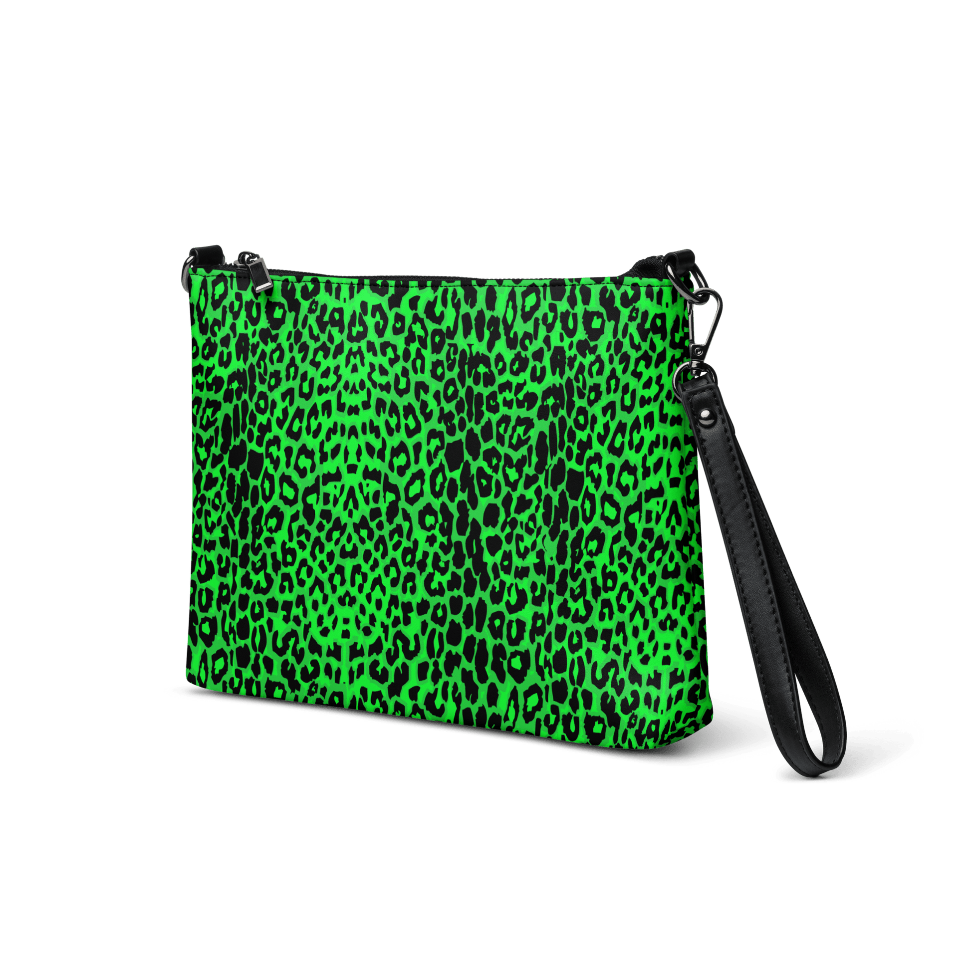 Lime Leopard Crossbody Bag Goth Cloth Co.