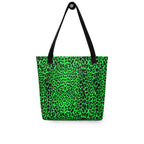 Lime Leopard Tote Bag Goth Cloth Co.