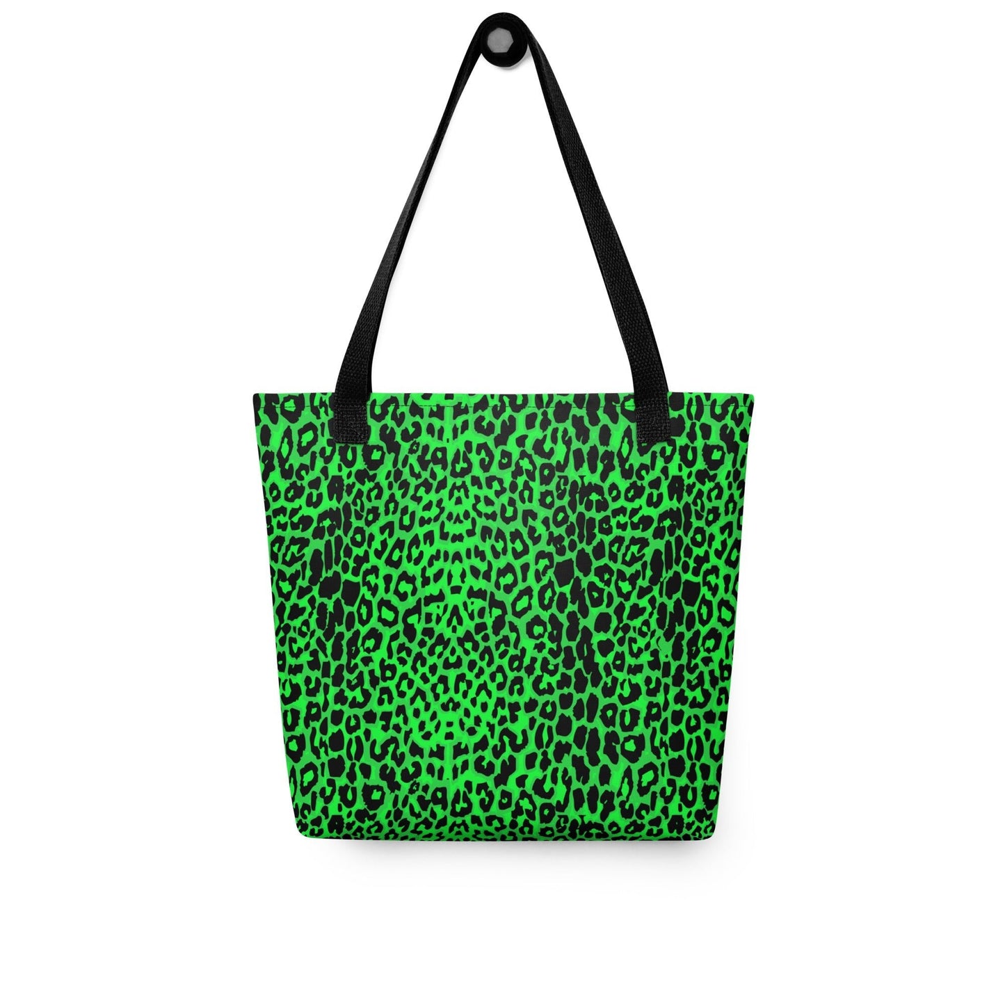 Lime Leopard Tote Bag Goth Cloth Co.