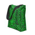 Lime Leopard Tote Bag Goth Cloth Co.