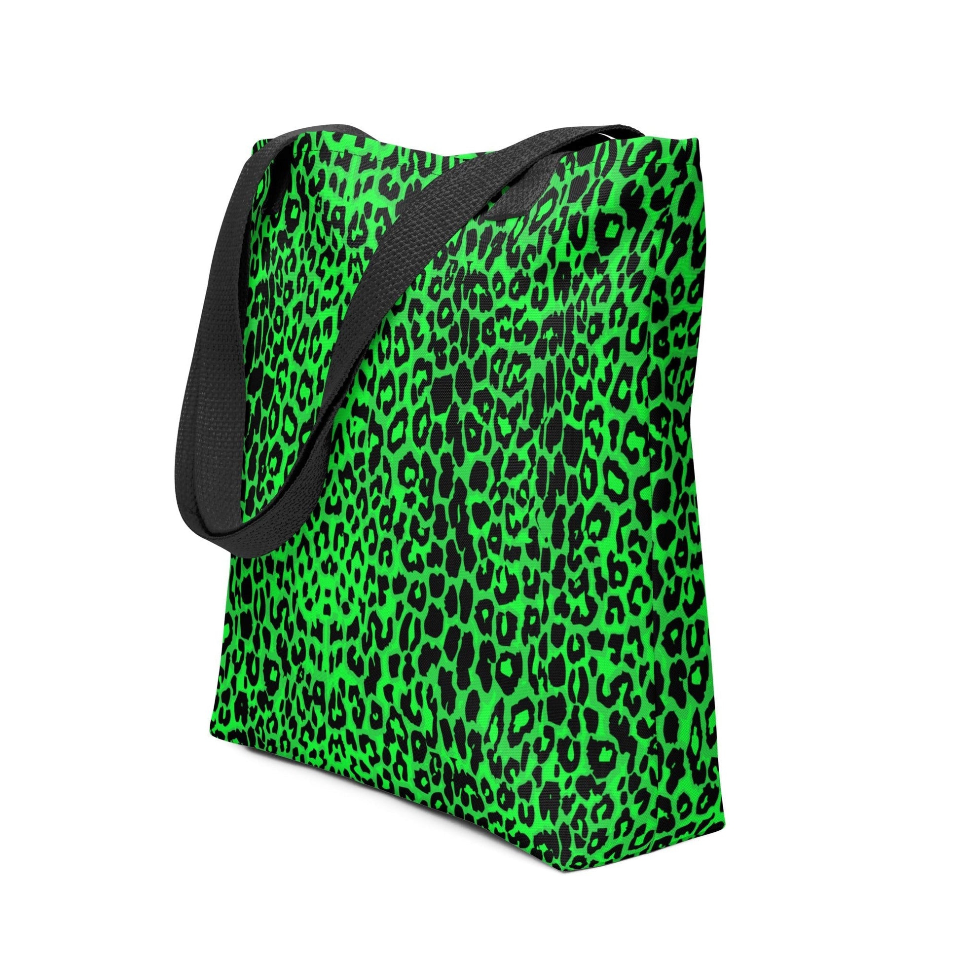 Lime Leopard Tote Bag Goth Cloth Co.