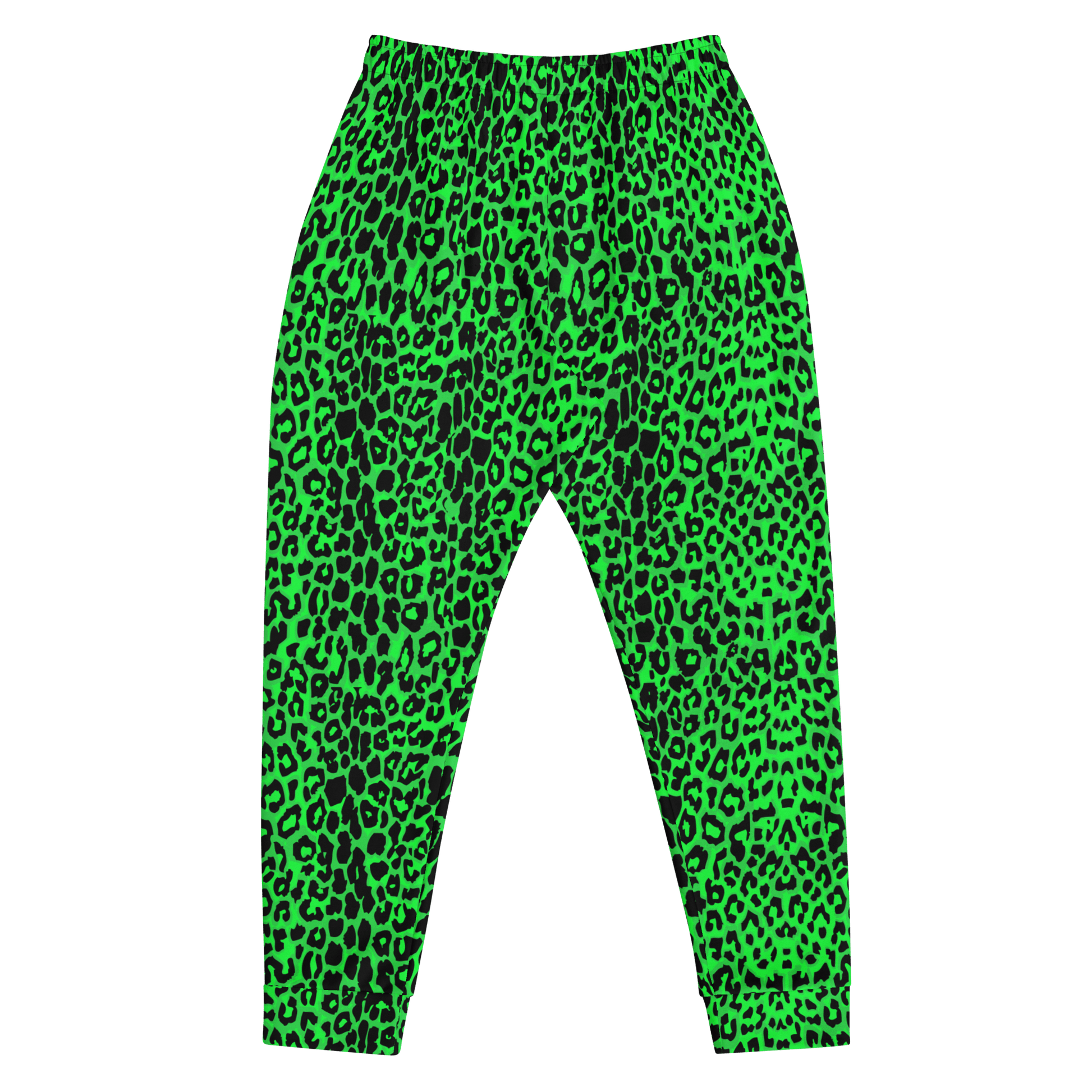 Lime Leopard Unisex Joggers Goth Cloth Co.