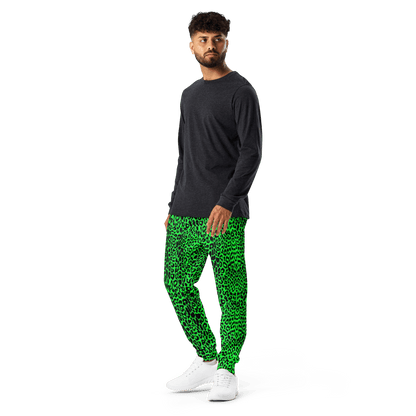Lime Leopard Unisex Joggers Goth Cloth Co.